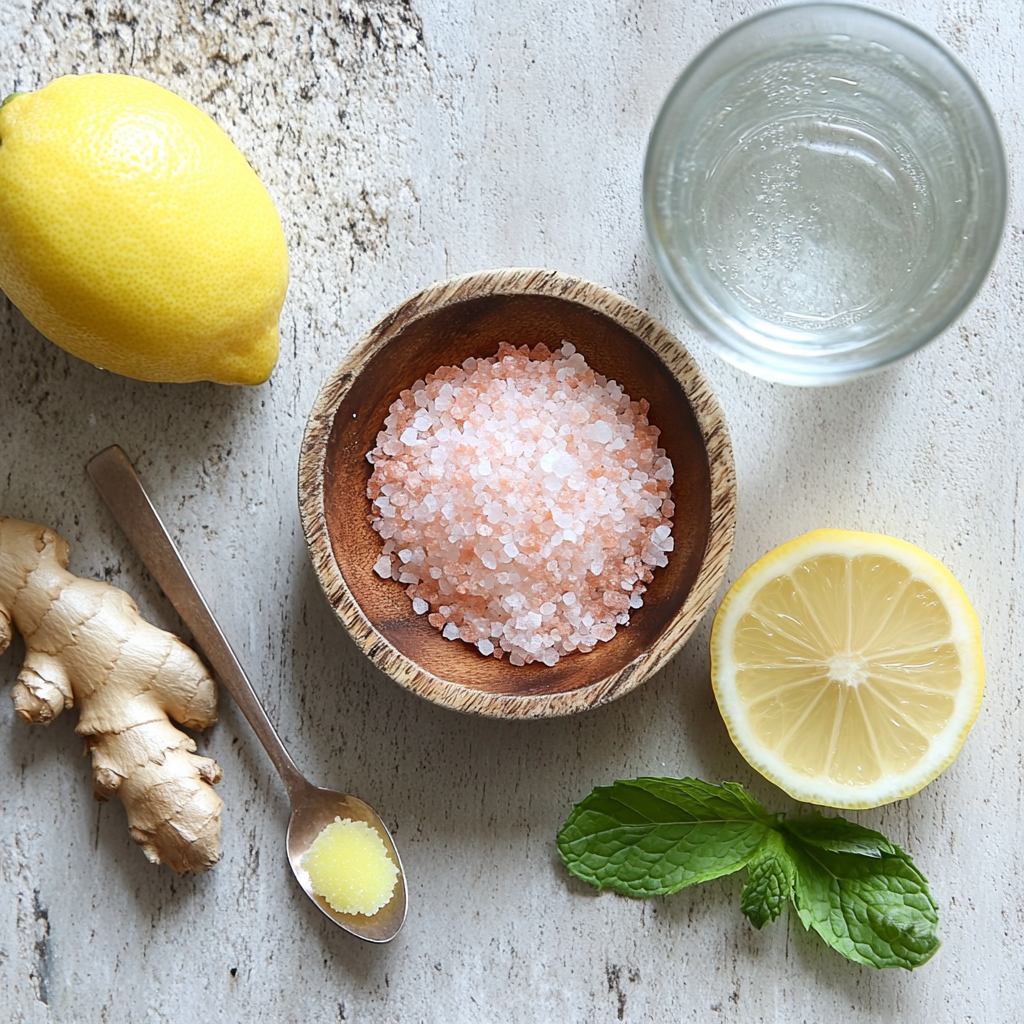 Ingredients for Homemade Mounjaro Recipe With Pink Salt
