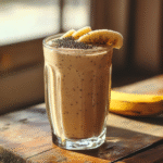 Banana hack recipe smoothie with chia seeds